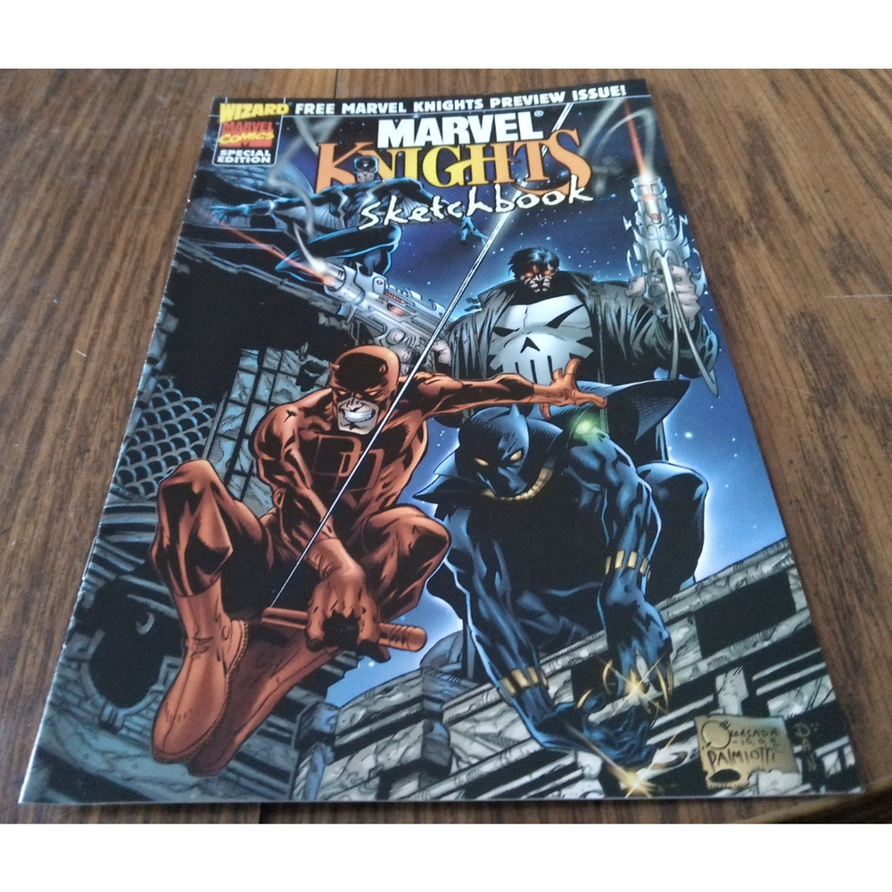 Marvel Knights Sketchbook #1 (August 1998 Marvel Comics And Wizard Publications)